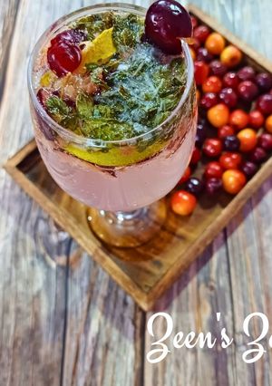 A picture of Cherry Blossom Mocktail.