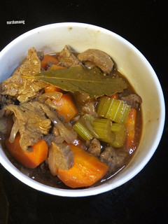 A picture of Barbecue Sauce Beef Stew.