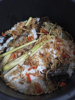 Foto resep Nasi liwet teri