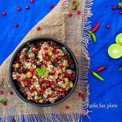 A picture of Sabudana khichdi.