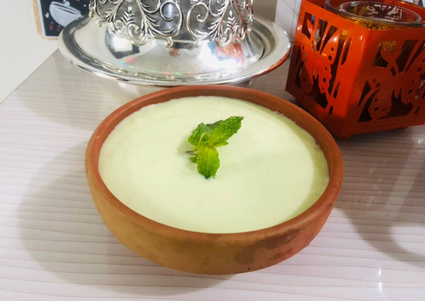 Village style icy Mattka avocado drink