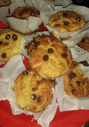 Una foto de Muffins de harina de almendras y banana