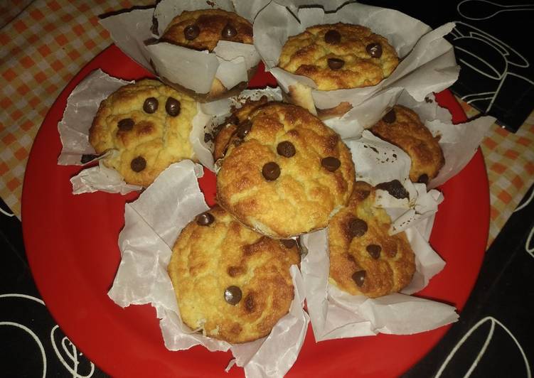 Muffins de harina de almendras y banana Receta de Natalia Denise Cookpad