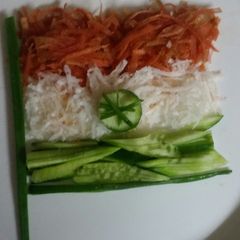 Tiranga Salad A picture of Tiranga Salad.
