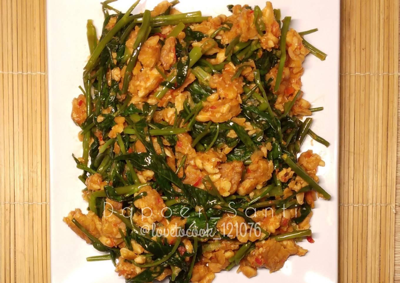 Kangkung Sambal Tempe