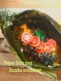 Pepes ikan mas bumbu combrang