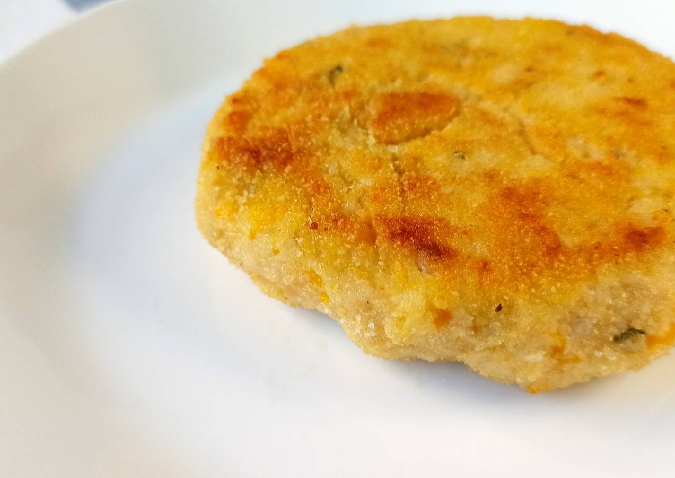 Hamburguesa de pollo y calabaza