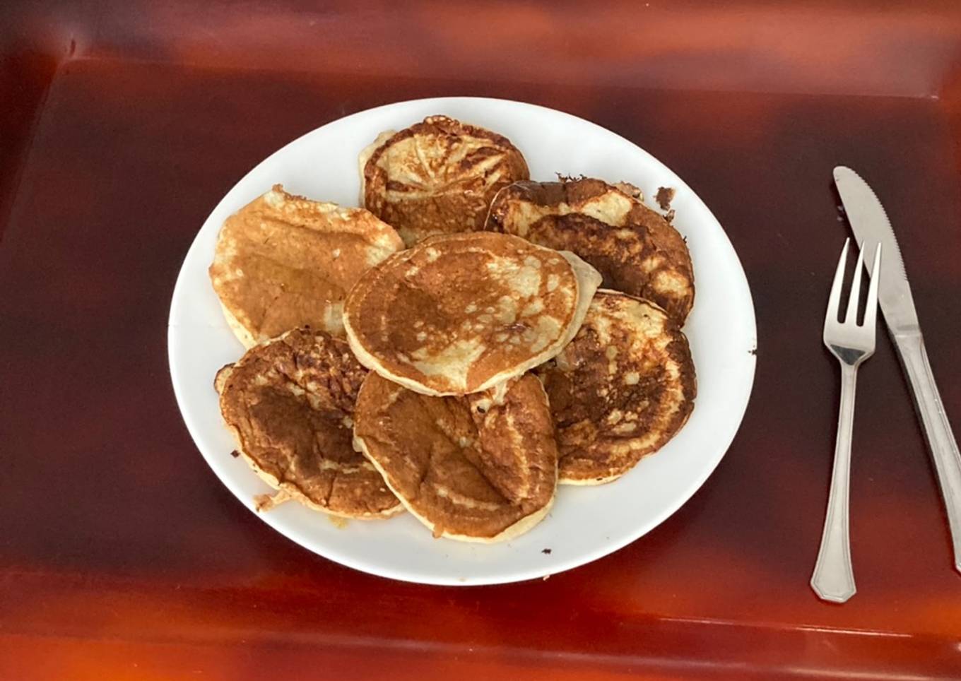 PANCAKES TORTITAS saludables de plátano