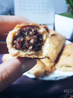 عکسی از دستور کرابیه خرما و گردو