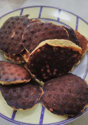 Una foto de Panqueques de Banana y Avena Saludables