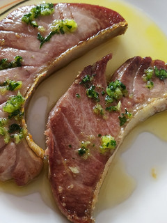 Una foto de Ventresca de atún a la plancha