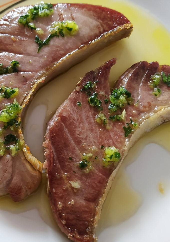 Una foto de Ventresca de atún a la plancha