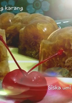 Foto resep Puding karang tanpa santan