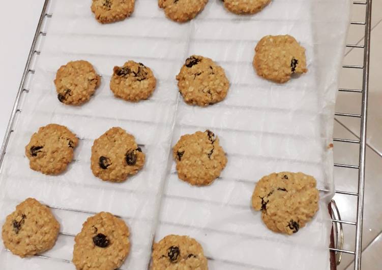 Rahasia Bikin Cookies Oat-kismis Gemma stafford😍 super2 enak bangettt!! yang Lezat Sekali