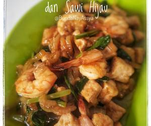 Resep mudah Oseng Udang Tahu dan Sawi Hijau Gurih Mantul