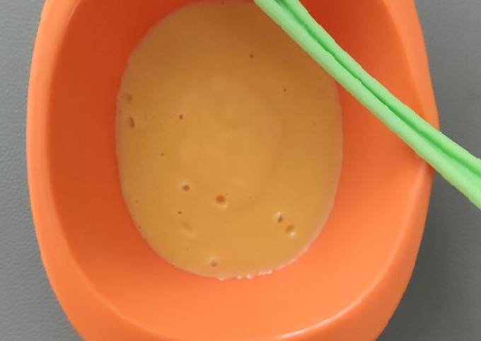 MPASI Ay ay 6M+ (bubur salmon daun jeruk)