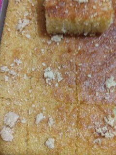 صورة لوصفة بسبوسة بالكاوكاو