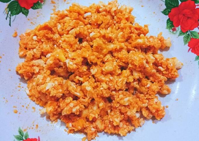 Anti Ribet, Memasak Telur Orak-Arik Pedas Simpel Yang Enak