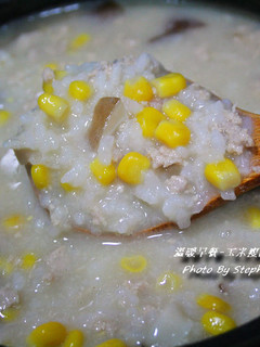 玉米菇菇瘦肉粥 的食譜成品照片