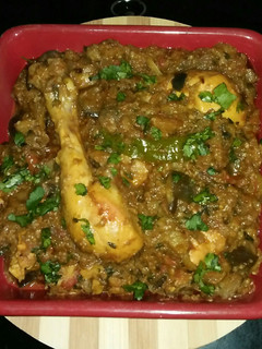 A picture of Bengan chicken😋😋😋.