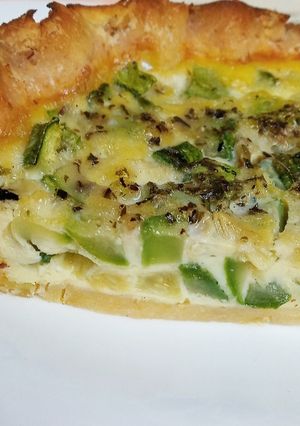 Una foto de Tarta de zucchini con masa de calabaza "desperdicio cero" ♻️