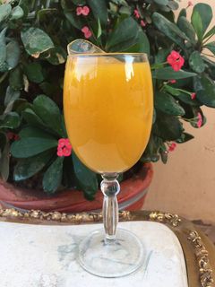 صورة لوصفة 🍊عصير البرتقال مع الجزر🥕