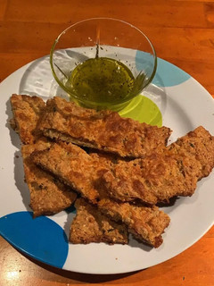 Una foto de Pan de ajo keto