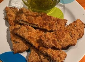 Una foto de Pan de ajo keto