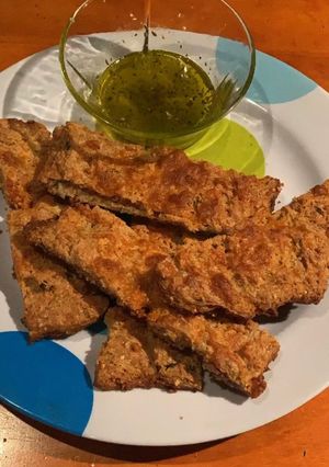 Una foto de Pan de ajo keto