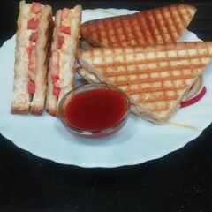 A picture of Vegetable Grilled Sandwich.