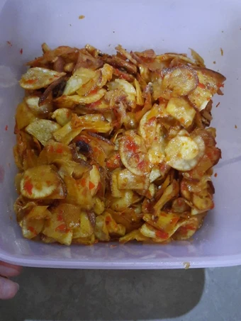 Cara Mudah Membikin Resep Keripik singkong balado yang Lezat Anti Ribet, Uenak Banget
