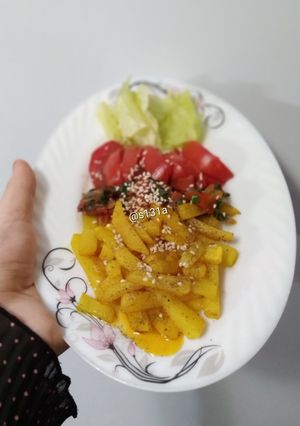 عکسی از دستور ساندویچ سبزیجات(نیمه فوری😄)