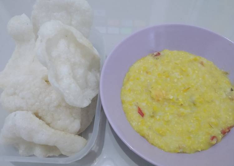 Bubur Masin Kerupuk Khas Gresik