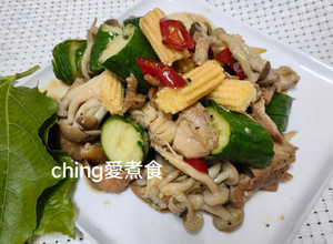 夜市美食-蔬食鹽水雞 的食譜成品照片