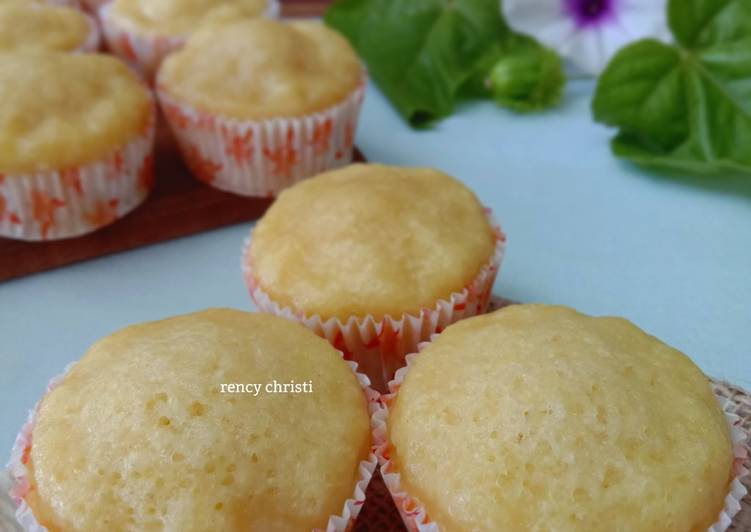 Resep Cupcake Susu, mudah tanpa mixer tinggal aduk yang Bisa Manjain Lidah