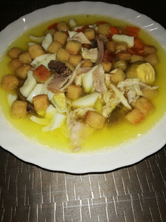 Una foto de Sopa de menudillos