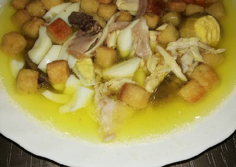 Sopa de menudillos