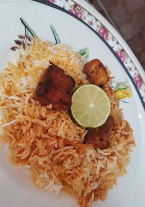 صورة لوصفة كبسة سمك عمانية