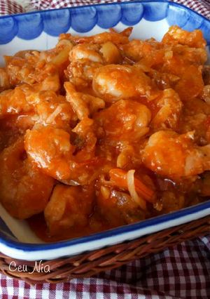 Foto resep Udang Asam Manis