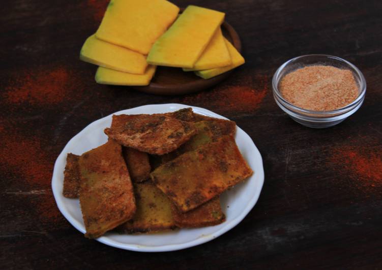 Tawa Roasted Pumpkin slices    - Mangalorean