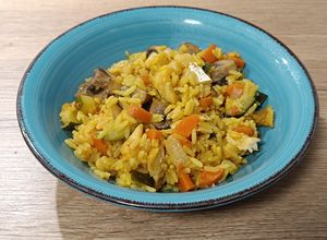 Foto principal de Arroz con bacalao y calabacín