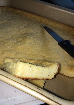 Una foto de Fainá de choclo y queso