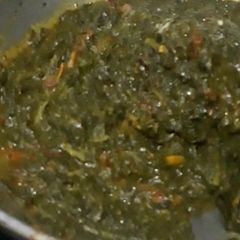 A picture of Punjab special Makki di roti Sarson ka saag.