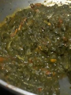 A picture of Punjab special Makki di roti Sarson ka saag.