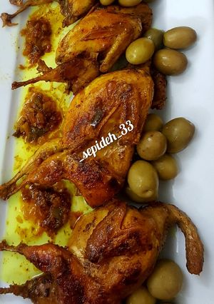 عکسی از دستور بلدرچین خوشمزه😍😋