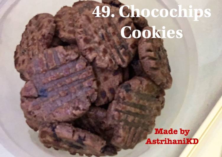 Resep 49. Chocochips Cookies, Lezat
