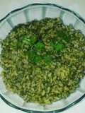 Arroz Integral de Espinafre