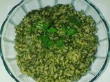 Arroz Integral de Espinafre