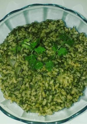 Foto de Arroz Integral de Espinafre