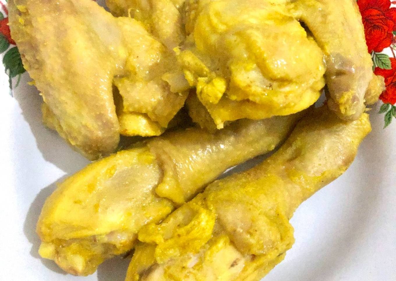 Ayam ungkap bumbu kuning, ide nyiapin bekal anti ribet